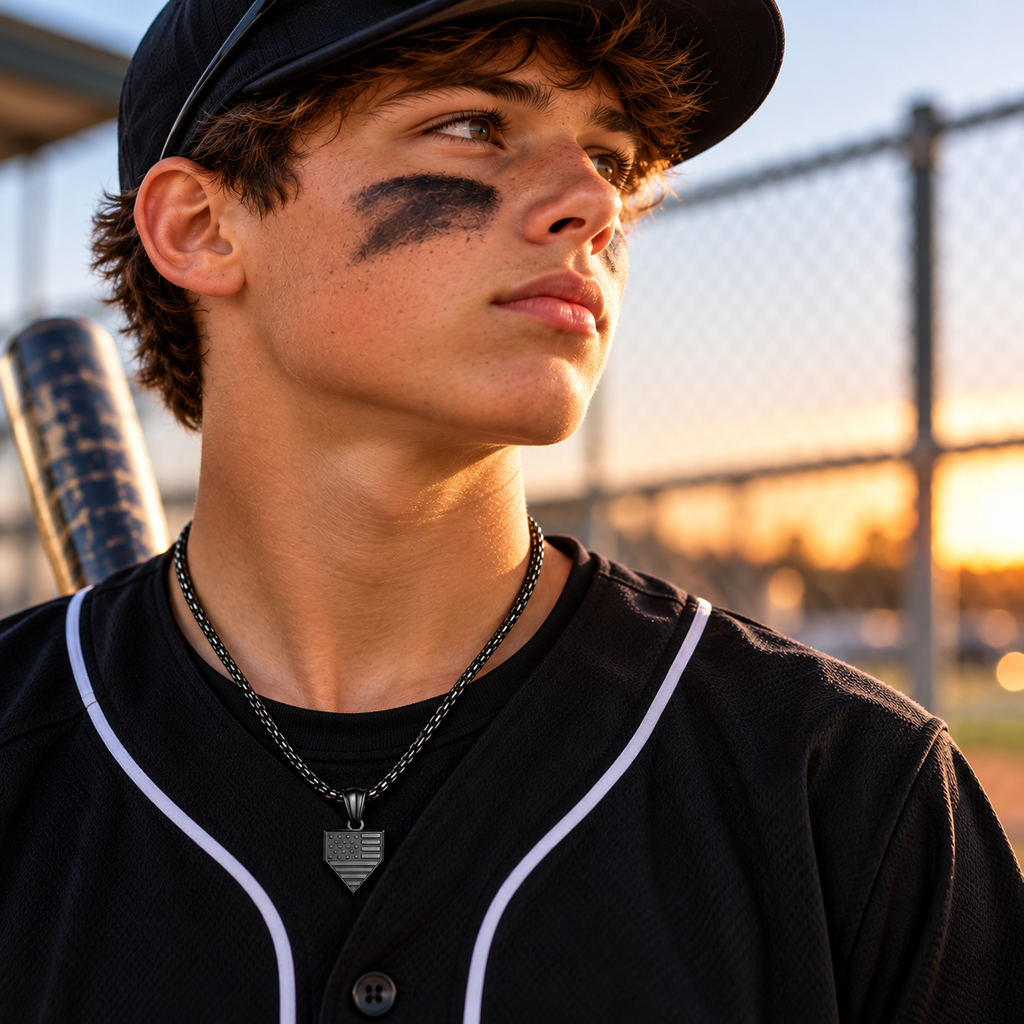 Stay Brave Baseball & Softball Necklace