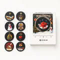 Musical Christmas Vinyl - Fridge Magnet Set